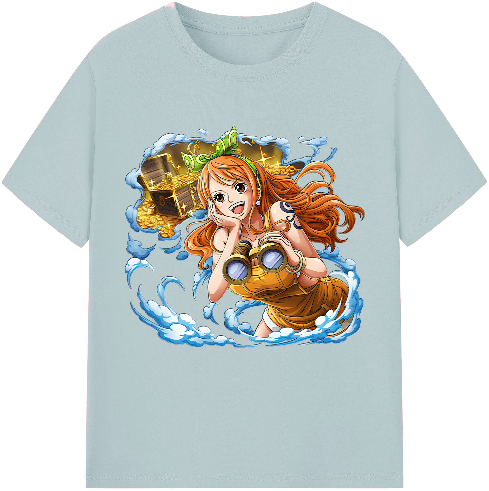 ワンピース ナミ ONE PIECE Nami 綿100％半袖Tシャツ（フロントプリント）